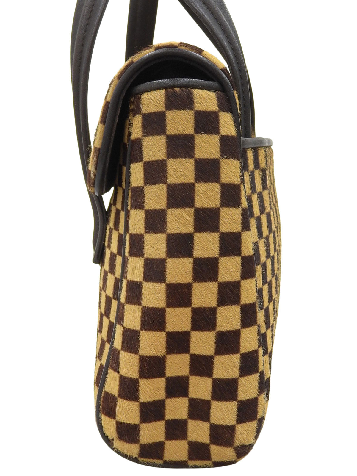 Brown Harako Damier Sauvage Handbag, 2000