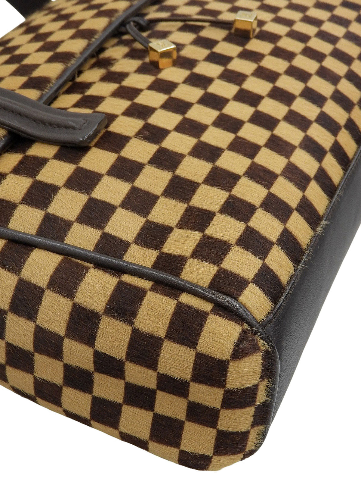 Brown Harako Damier Sauvage Handbag, 2000