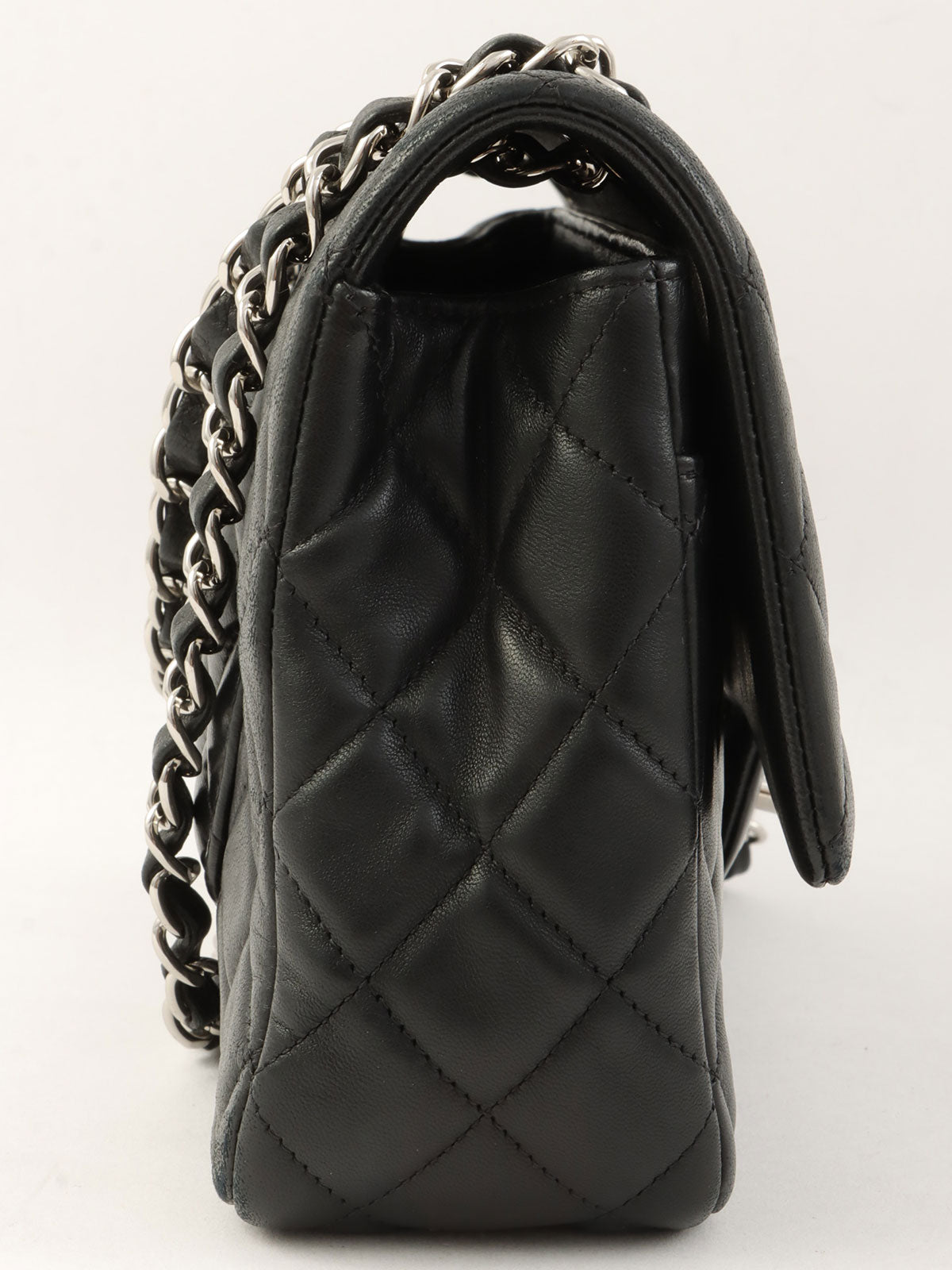 2014年頃製 バレンタイン限定クラシックフラップチェーンバッグ25cm ブラック