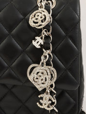 2014年頃製 バレンタイン限定クラシックフラップチェーンバッグ25cm ブラック