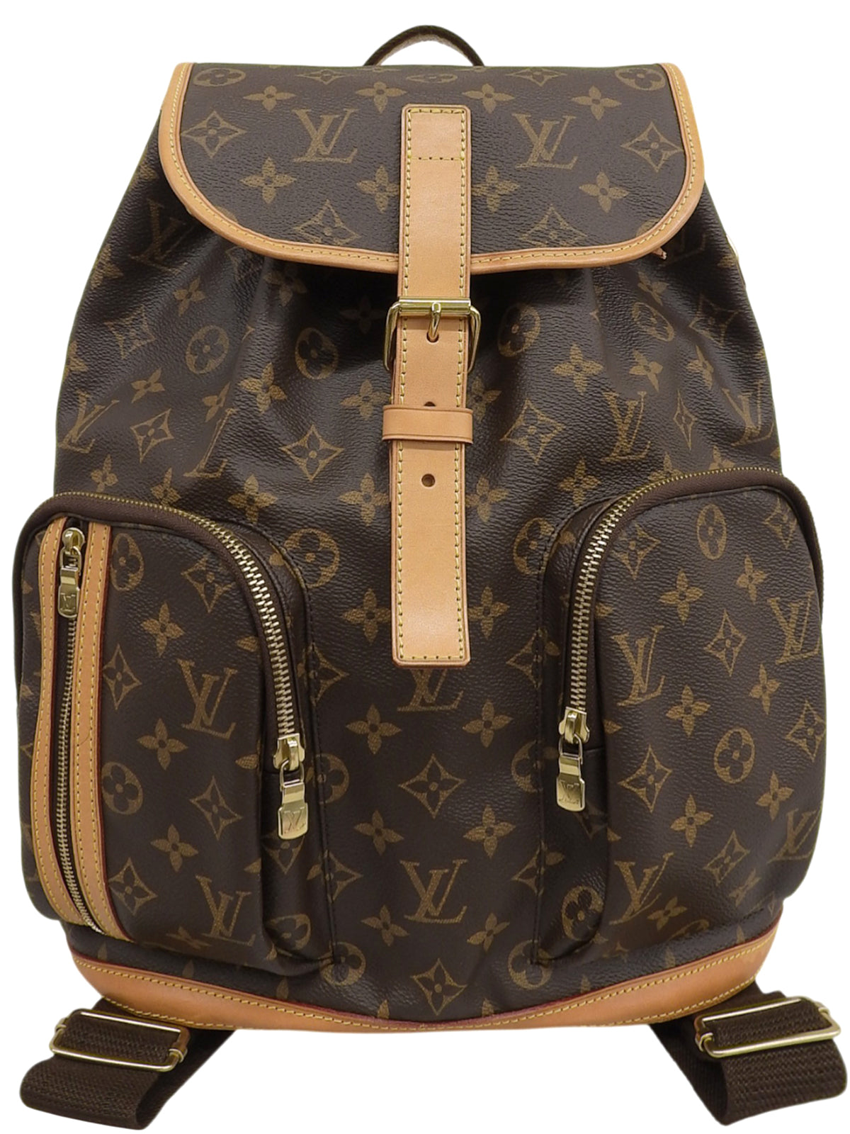 2015年頃製 キャンバスモノグラムサックアドボスフォール ブラウン