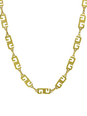 G logo chain necklace in gold