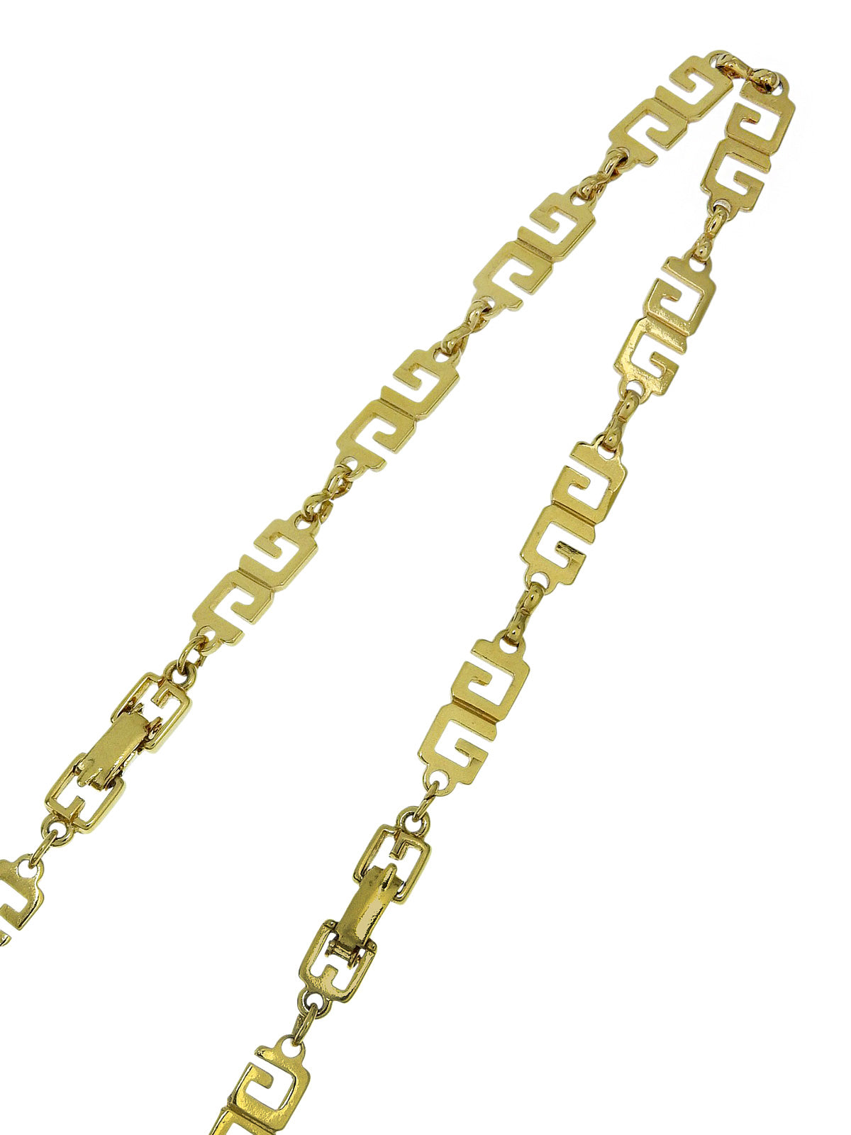 G logo chain necklace in gold