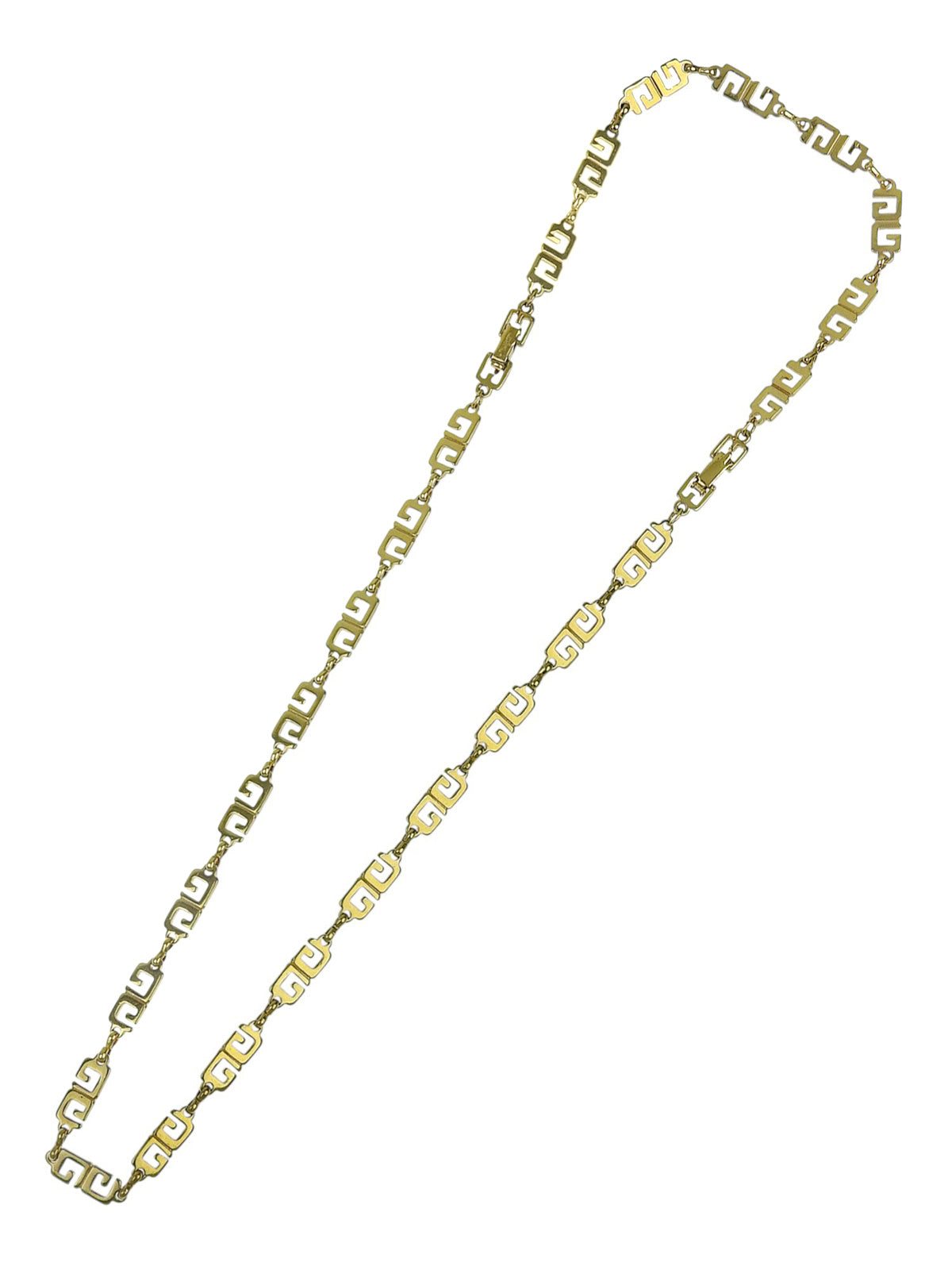 G logo chain necklace in gold