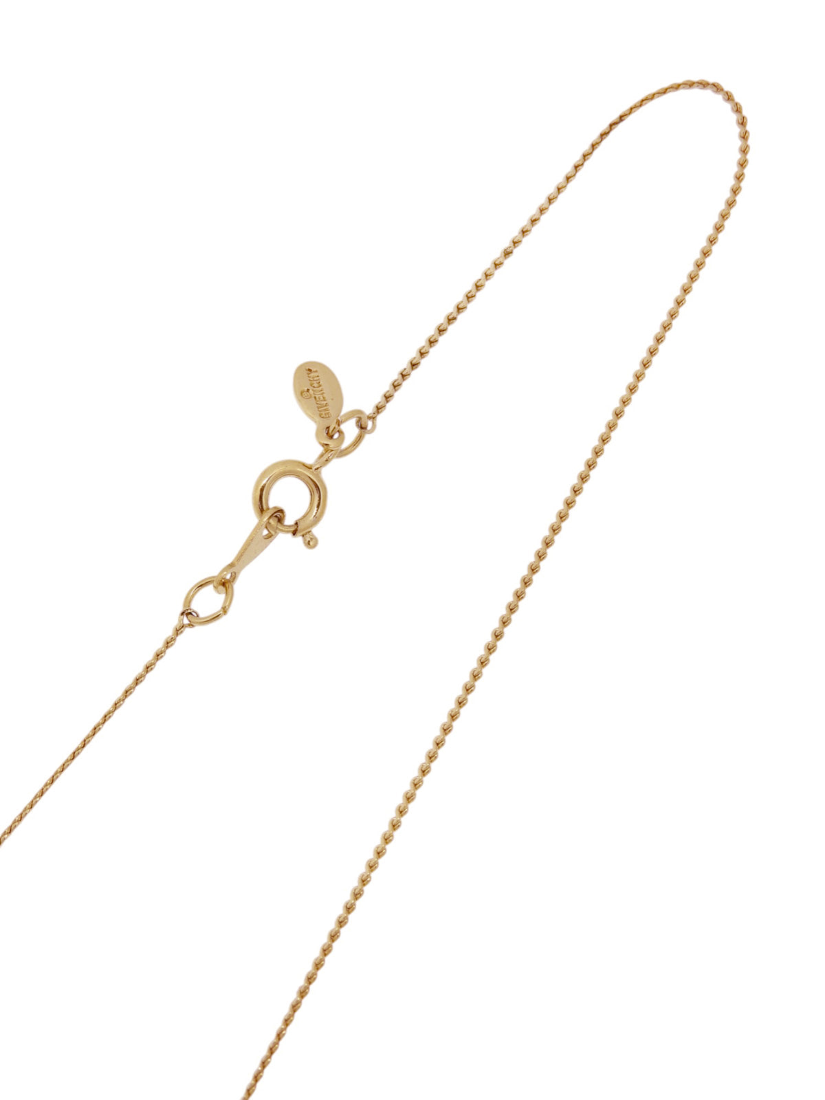 ロゴプレートネックレス ゴールド