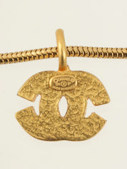 2001 CC mark plate bracelet gold