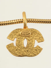 2001 CC mark plate bracelet gold