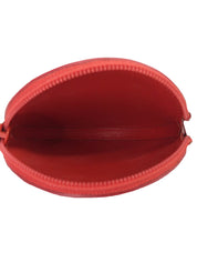 ラウンドアナグラムエンボスコインケース レッド