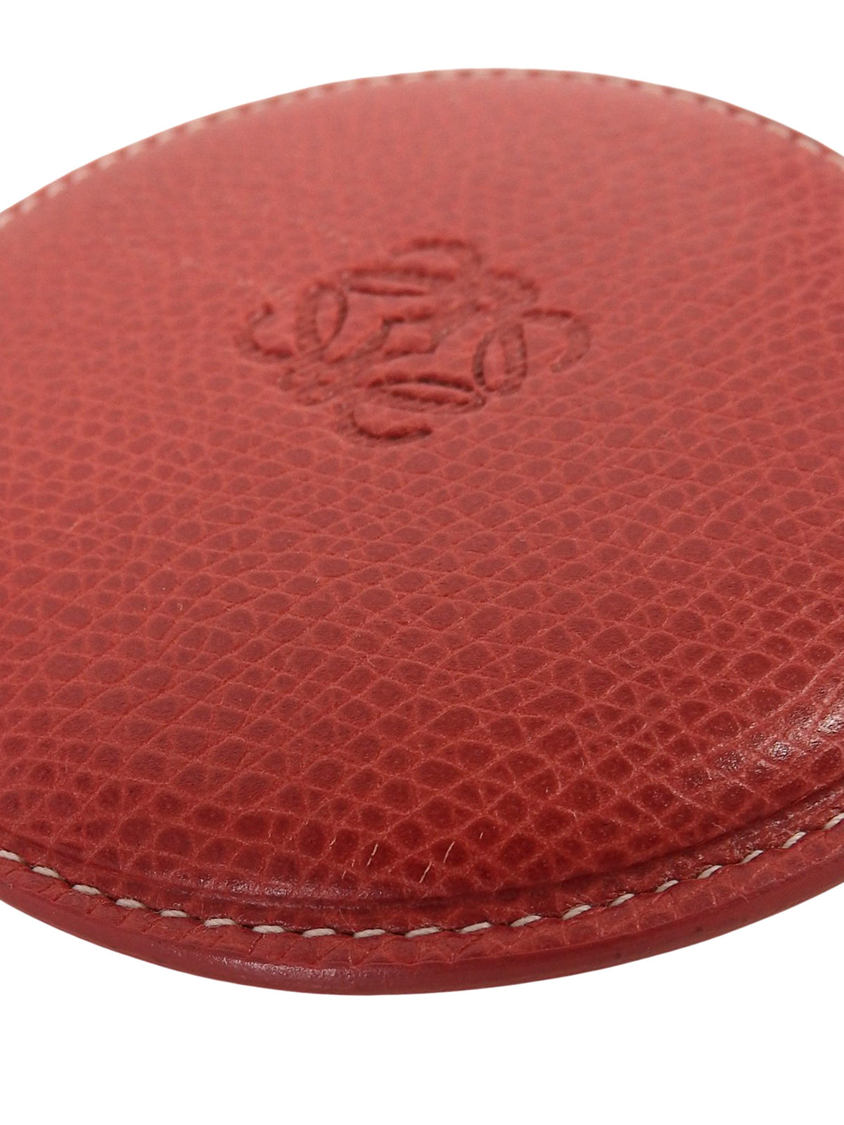 ラウンドアナグラムエンボスコインケース レッド