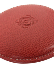 ラウンドアナグラムエンボスコインケース レッド