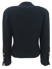 ウールCCマークボタンジャケット ネイビー