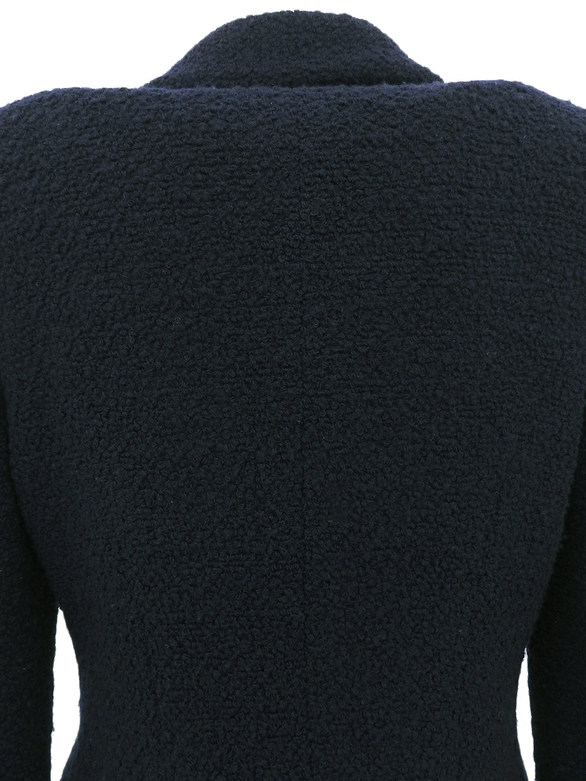 ウールCCマークボタンジャケット ネイビー