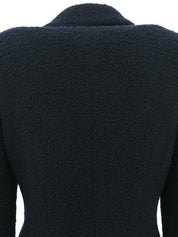 ウールCCマークボタンジャケット ネイビー