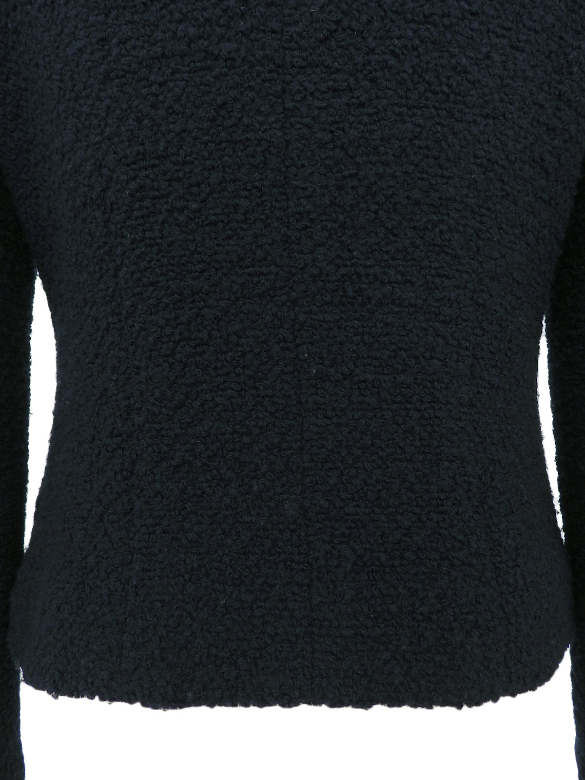 ウールCCマークボタンジャケット ネイビー