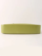 Gancini Plate One-Shoulder Bag Light Green