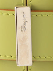 Gancini Plate One-Shoulder Bag Light Green