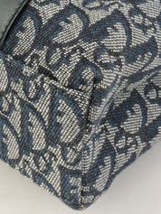 トロッターパターンハンドバッグ ネイビー