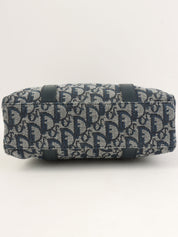 トロッターパターンハンドバッグ ネイビー