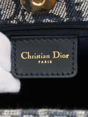 トロッターパターンハンドバッグ ネイビー