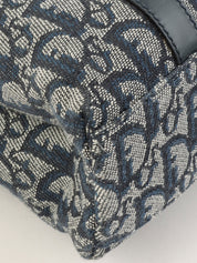 トロッターパターンハンドバッグ ネイビー