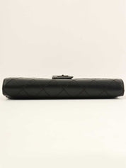 2012 Matelasse Stitch 2.55 Long Wallet in Black