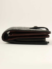 2012 Matelasse Stitch 2.55 Long Wallet in Black