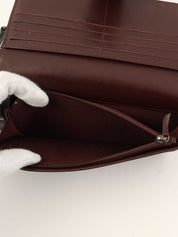 2012 Matelasse Stitch 2.55 Long Wallet in Black