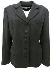 Logo Button Jacket Gray