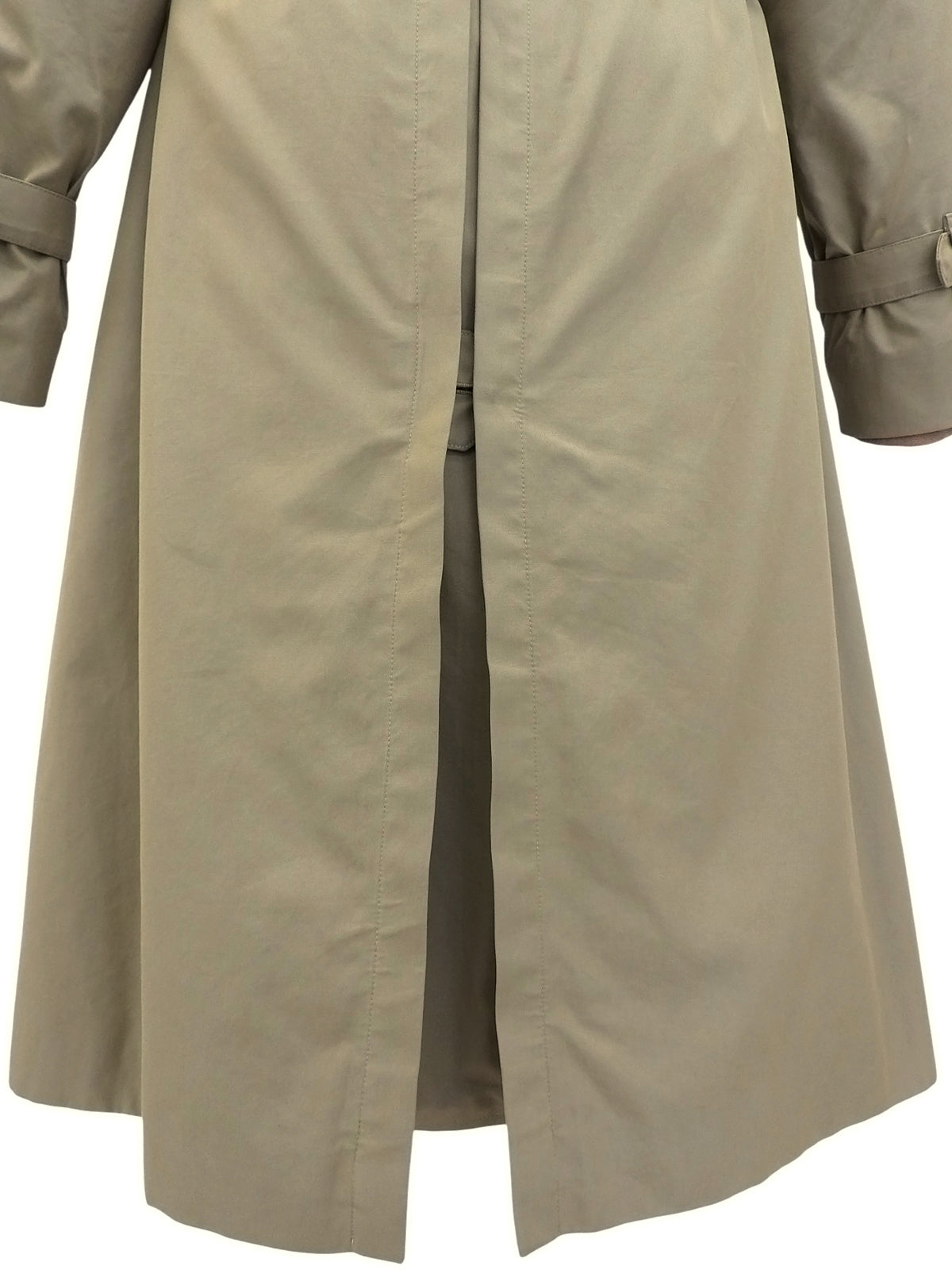 ノバチェックライニングトレンチコート カーキ