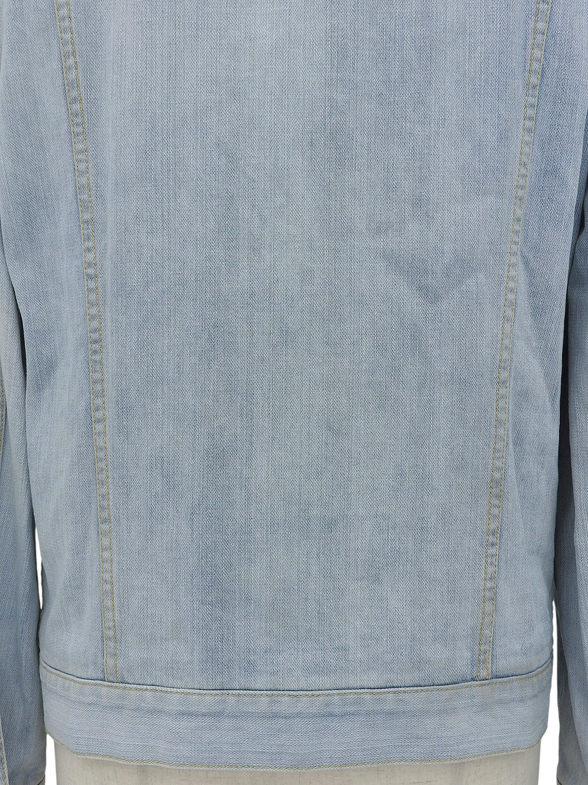 ロゴボタンデニムジャケット ライトブルー