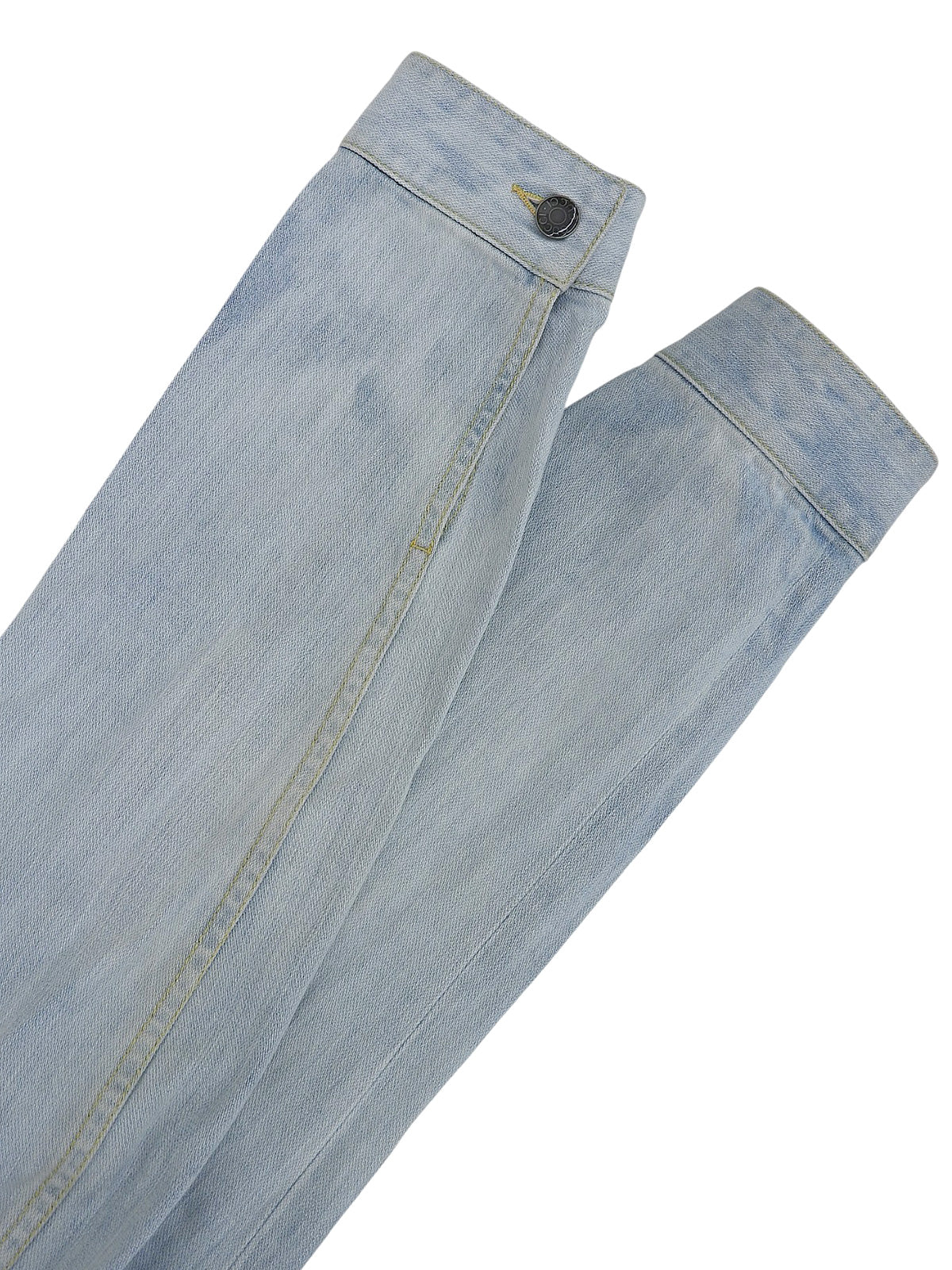 ロゴボタンデニムジャケット ライトブルー