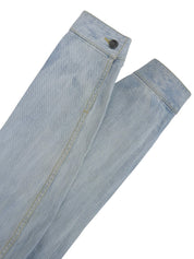 ロゴボタンデニムジャケット ライトブルー