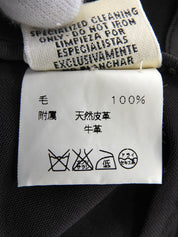 ウールタイトスカート　ダークブラウン