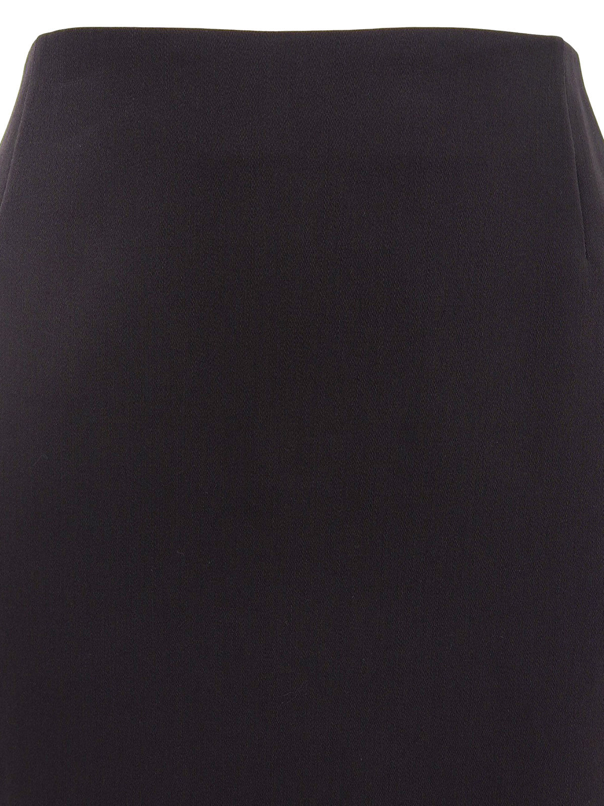 Wool Tight Skirt #34 Dark Brown