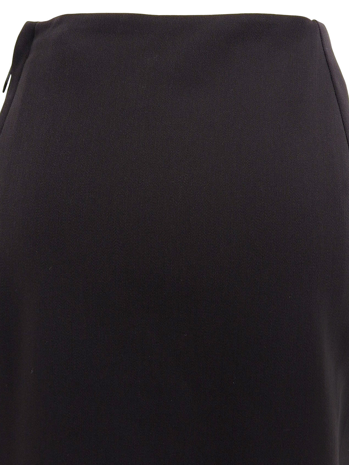 ウールタイトスカート　ダークブラウン