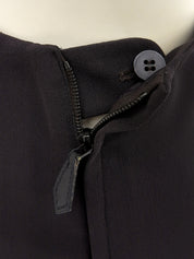 ウールタイトスカート　ダークブラウン