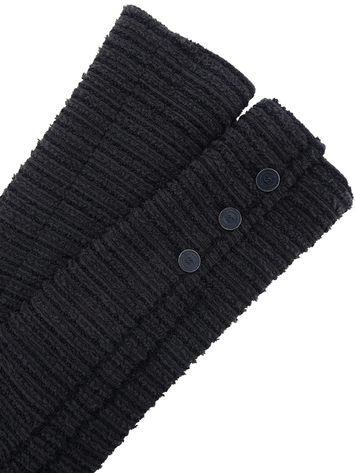 ツイードCCマークボタンジャケット　グレー/ブラック