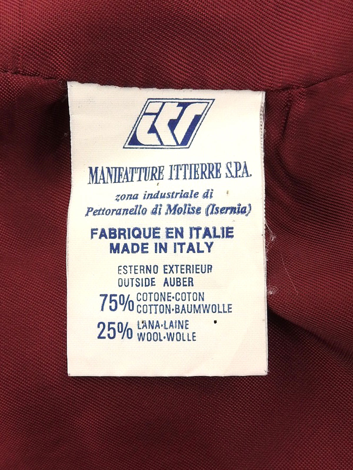 Corduroy Medusa Button Sleeveless Vest, Bordeaux