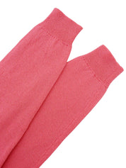 ウールビーズスターモチーフカーディガン ピンク/ブラック/レッド