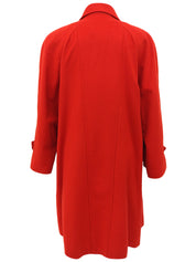 1994年製 カシミアCCマークボタンダブルブレストコート レッド