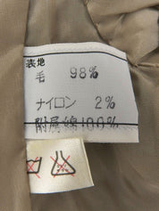 Houndstooth pattern jacket in brown/beige