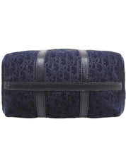 トロッターパターンミニボストンバッグ　ネイビー