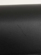Logo Plate Long Wallet Black