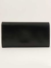 ロゴプレートロングウォレット ブラック