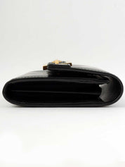 ロゴプレートロングウォレット ブラック