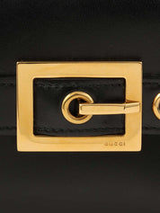 Logo Plate Long Wallet Black