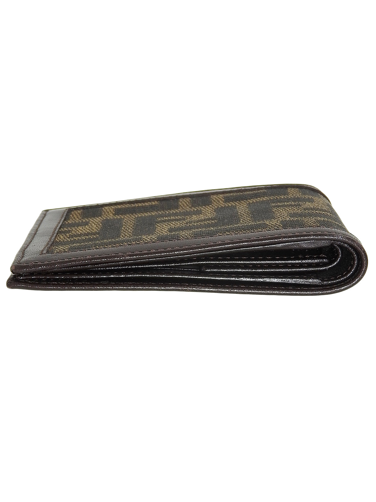FF Zucca Pattern Wallet Brown