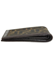 FF Zucca Pattern Wallet Brown
