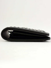 2014年頃製 ラムスキンCCマークデザインロングウォレット ブラック