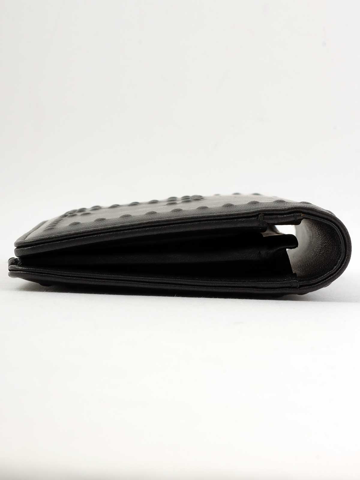 2014年頃製 ラムスキンCCマークデザインロングウォレット ブラック